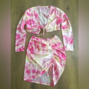 Oh Polly tie dye swimsuit cover up